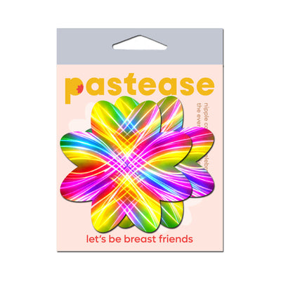 Pastease Electric Fractal Laser Petal - Rainbow O/S
