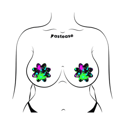 Pastease Vibrant Neon Paint Splatter Petal - Multi-Color O/S