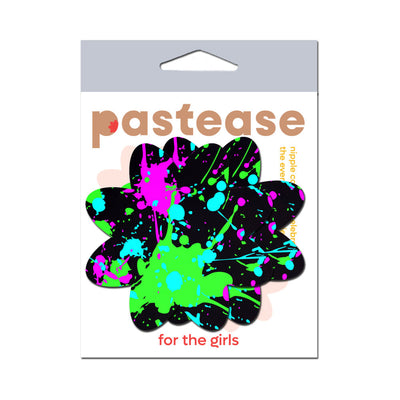 Pastease Vibrant Neon Paint Splatter Petal - Multi-Color O/S