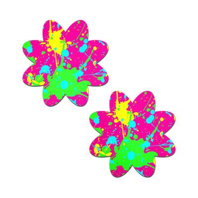 Pastease Neon Graffiti Paint Splatter - Pink O/S