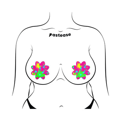 Pastease Neon Graffiti Paint Splatter - Pink O/S