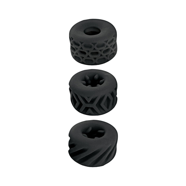 Nasstoys Super Stretchy Stroker Rings - Black - product view 2