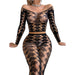 Black Pearl 2-Piece Heart Lace Crop Top With Leggings Black