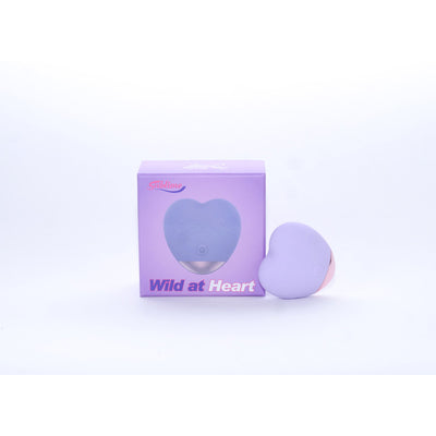 Sublime Wild At Heart Silicone External Heart Shaped Vibe Lilac Purple
