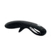 Black ergonomic Mystim Tingly Timmy E-Stim Dil with chrome-plated handle and smooth silicone surface.