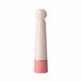Tenga Iroha Rin+ SANGO rechargeable personal massager with soft spherical tip and textured body in soft pink tones
