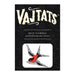 Vajtats packaging featuring a swallow temporary tattoo design with black, red, and gray colors on a black patterned background.