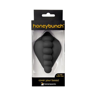 Banana Pants Honeybunch black silicone grind pad in clear retail packaging with yellow branding text