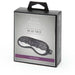 Fifty Shades of Grey Play Nice satin blindfold with black lace detail in sleek packaging.