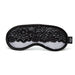 Black lace and silver satin blindfold from Fifty Shades of Grey Play Nice collection with soft padded edges.