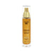 EXSENS of Paris Beauty Glam Oil in clear bottle with gold glitter and spray pump for body and hair.