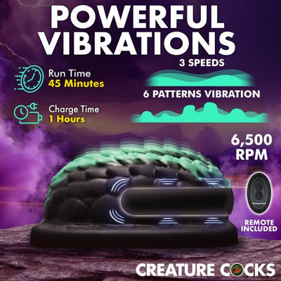 Creature Cocks Dragon Vibrating Silicone Grinder