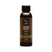2 oz bottle of Earthly Body Hemp Seed Massage Lotion in Guavalava scent with brown label and black cap