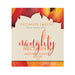 Intimate Earth Naughty Nectarines natural flavors glide label with nectarine fruit background and elegant typography.