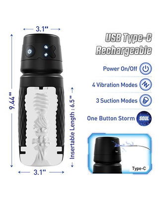 The Warrior Sucking & Vibrating Masturbator