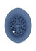 Close-up of the blue silicone textured surface with raised nodules of the Twitch 3 rechargeable vibrator and suction device.