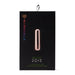 Nu Sensuelle Joie Bullet vibrator in sleek rose gold displayed in black packaging with colorful logo and product details.