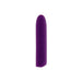 Purple rechargeable silicone bullet vibrator with smooth, sleek design and subtle Playboy logo at the base.