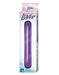 Packaging of Nasstoys Secret Lover Classic Vibrator in purple with 10 vibration functions shown on front.