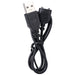 Black USB rechargeable charging cable for A Play Shaker anal plug with magnetic connector ends.