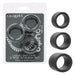 Alpha Liquid Silicone 3 Ring Stamina Set