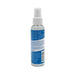 Clear 4 oz spray bottle of Adam & Eve 4 in 1 Pure & Clean Misting Toy Cleaner with blue label and white spray top.