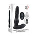 Packaging of Adam & Eve Adams Warming & Rotating Prostate Thruster with remote control and product features shown.