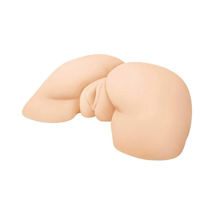 Adam & Eve Bangin Betty Stroker in flesh tone with dual-entry design and smooth, realistic curves.