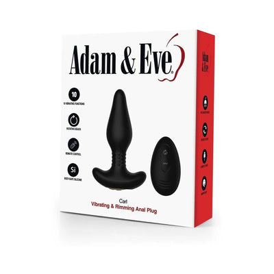 Adam & Eve Carl Vibrating & Rimming Plug - SexToy.com