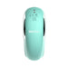 Mint green Adam & Eve Curvy Cutie Pleasure Combo vibrator with sleek, ergonomic design and logo on front.