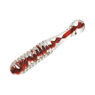 Adam & Eve Eves Sweetheart Swirl Glass Dildo Adam & Eve Eves Sweetheart Swirl Glass Dildo