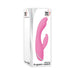 Packaging box of Adam & Eve G-Gasm Rabbit vibrator in pink silicone with dual stimulation design.