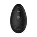 Black oval-shaped Adam & Eve Lucas II rechargeable couples stimulator with control buttons on top.