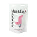 Packaging of Adam & Eve Silicone Rechargeable Finger Vibe in white pouch with product image and key features listed.