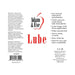 Adam & Eve Water-Based Lubricant label with usage directions, ingredients, benefits, and safety information.