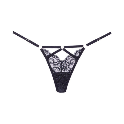 Adore Do Not Disturb Lace Thong Black O/S - SexToy.com