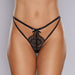 Adore Dreaming Lace Thong Black O/S - SexToy.com