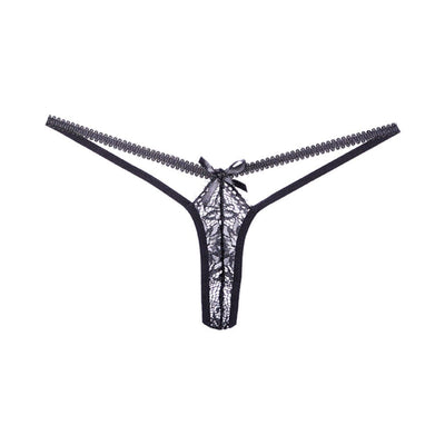 Adore Dreaming Lace Thong Black O/S - SexToy.com