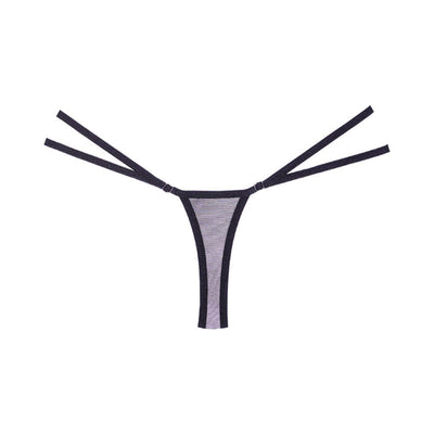 Adore Good Girl Lace And Mesh Thong Black O/S - SexToy.com
