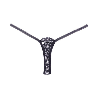 Adore Sunset Lace Thong Black O/S - SexToy.com