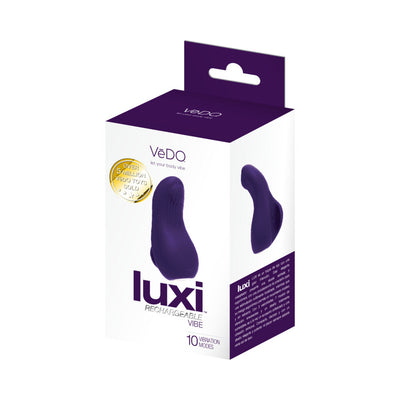VeDo Luxi Rechargeable Clitoral Finger Vibe - Purple