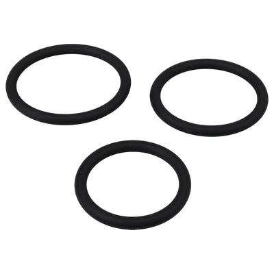 Titanmen Slim C-Ring 3pc Silicone Set Black