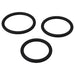 Titanmen Slim C-Ring 3pc Silicone Set Black