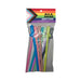Pack of 11 colorful novelty straws in playful shapes, featuring 11 assorted vibrant colors inspired by the Progress Pride Flag.