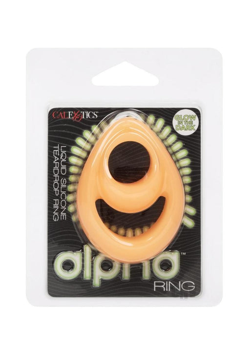 Alpha Gitd Silicone Teardrop Ring - SexToy.com