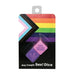 Any Couple Sex Dice game set with purple and pink dice in rainbow pride packaging.
