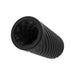 Black Arcwave Ghost textured silicone stroker with ridged exterior and reversible internal pattern for varied sensations.
