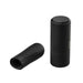 Arcwave Ghost Black reversible textured silicone stroker with sleek black storage case on white background.