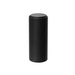 Sleek black cylindrical Arcwave Ghost storage case with subtle logo on a white background.