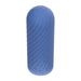 Blue Arcwave Ghost textured reversible silicone stroker with spiral ridged design and discreet ergonomic shape.